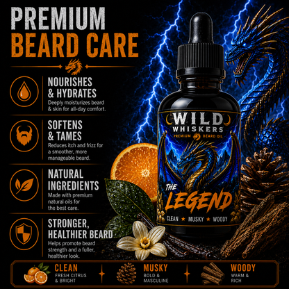 The Legend Premium Beard Oil