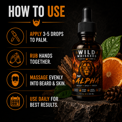 The Alpha Premium Beard Oil