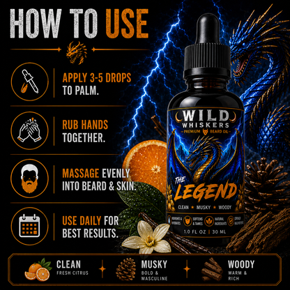 The Legend Premium Beard Oil