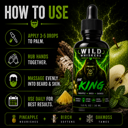 The King Premium Beard Oil