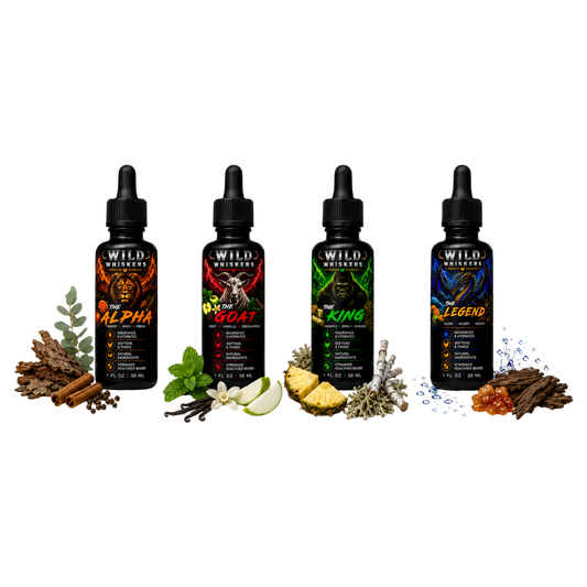 Wild Whiskers 4-Pack SAMPLER Set