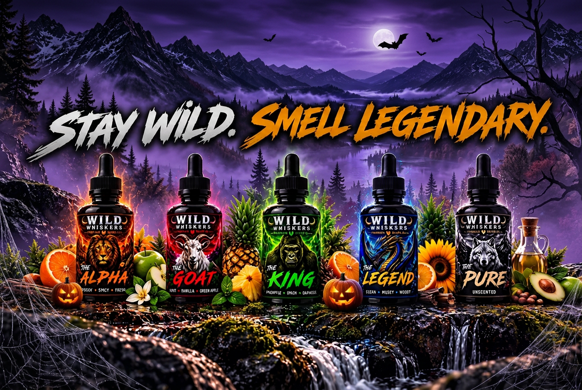 Spooky Halloween Wild Whiskers banner